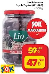 LİO SALAMURA SİYAH ZEYTİN (321-380)